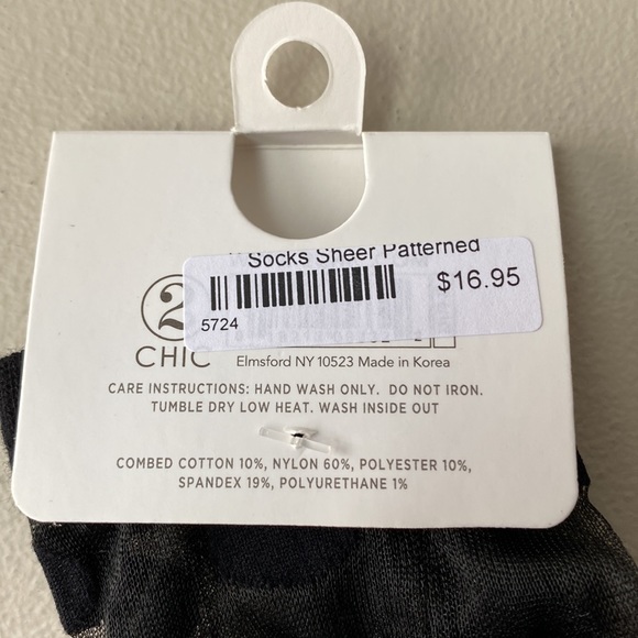 NWT Polka dot black sheer ankle socks - the cutest! - Picture 4 of 4